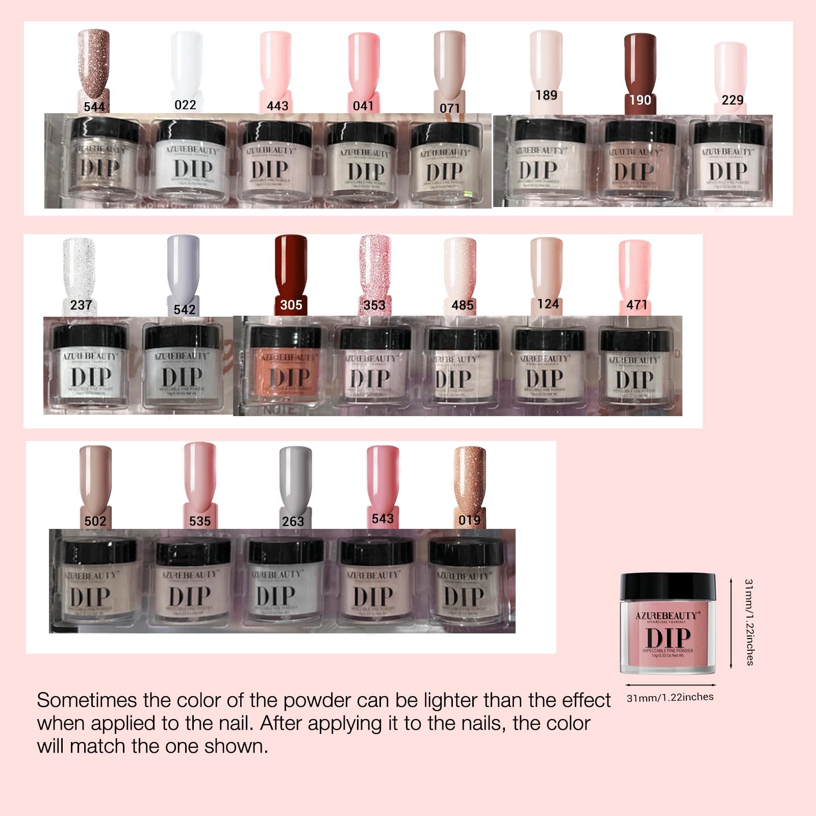 AzureBeauty gift-ready dip powder kit perfect for gifting
