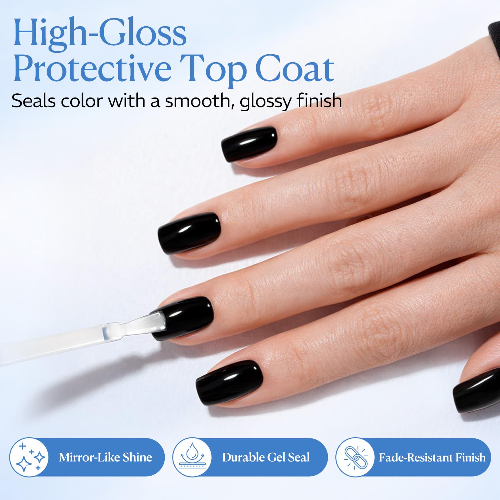 AzureBeauty long-lasting gloss for a salon-grade look at home.