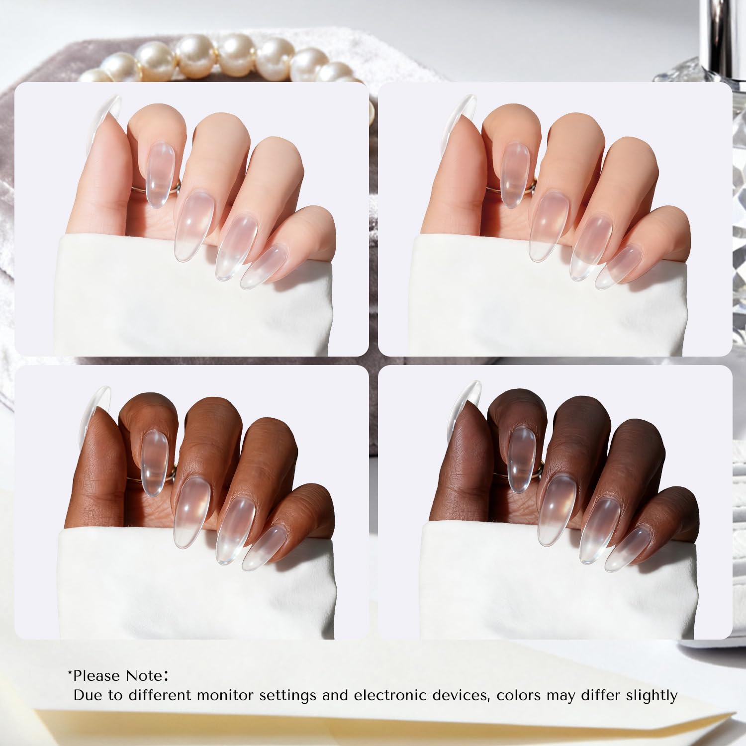 AZUREBEAUTY Micro-fine powder delivers natural-looking, smooth nails