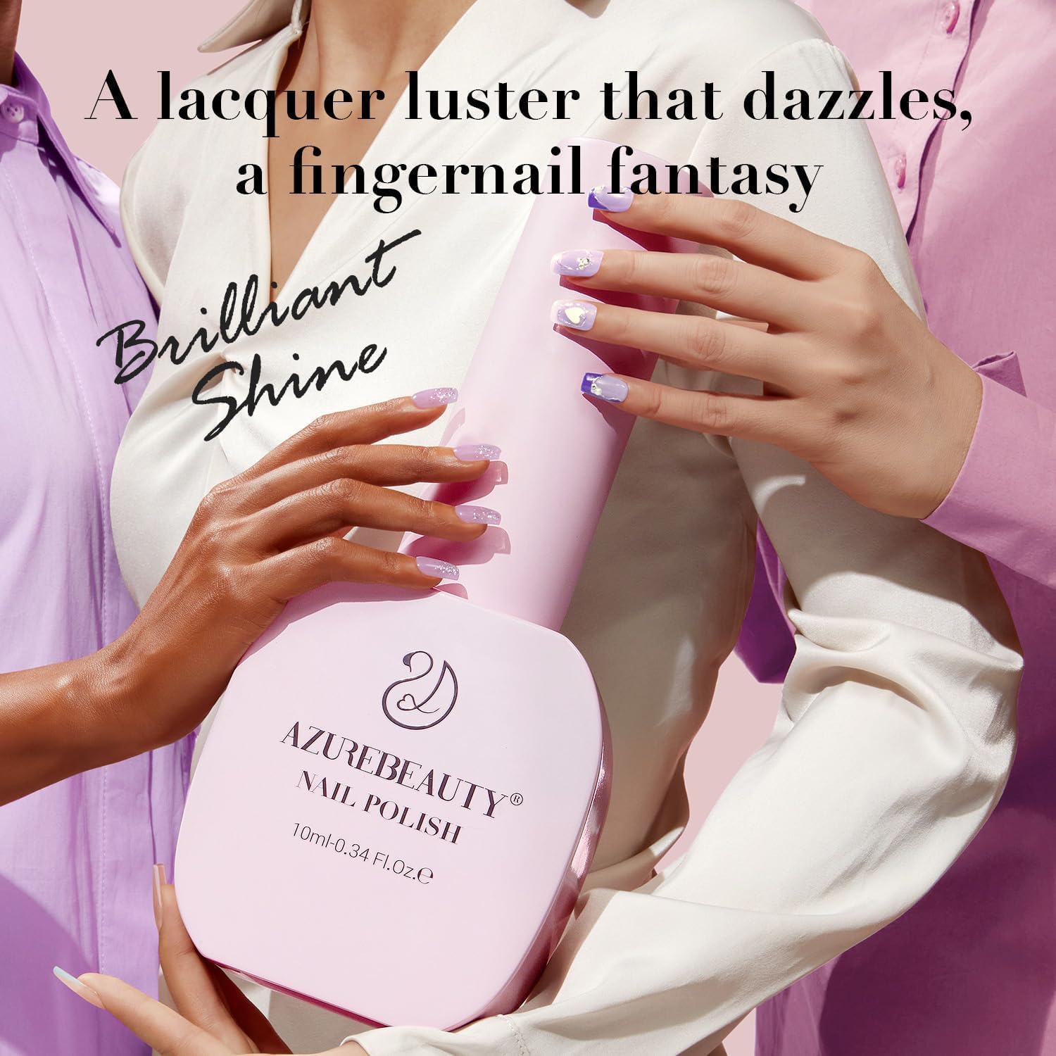 AZUREBEAUTY fast-drying formula dries in about one minute.
