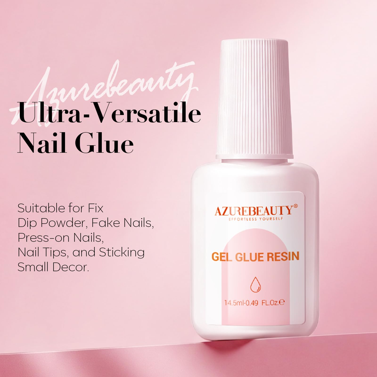 AZUREBEAUTY precision brush shown for precise nail control.