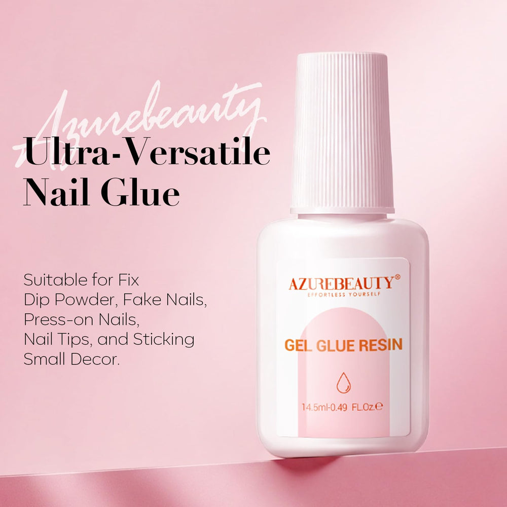 AZUREBEAUTY precision brush shown for precise nail control.