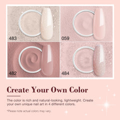 AzureBeauty nude dip powder 10g for natural color