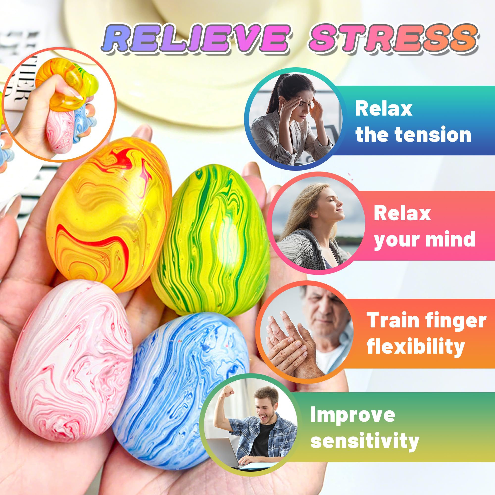 Azurphoric Stress Egg as a gentle Easter gift or classroom reward.