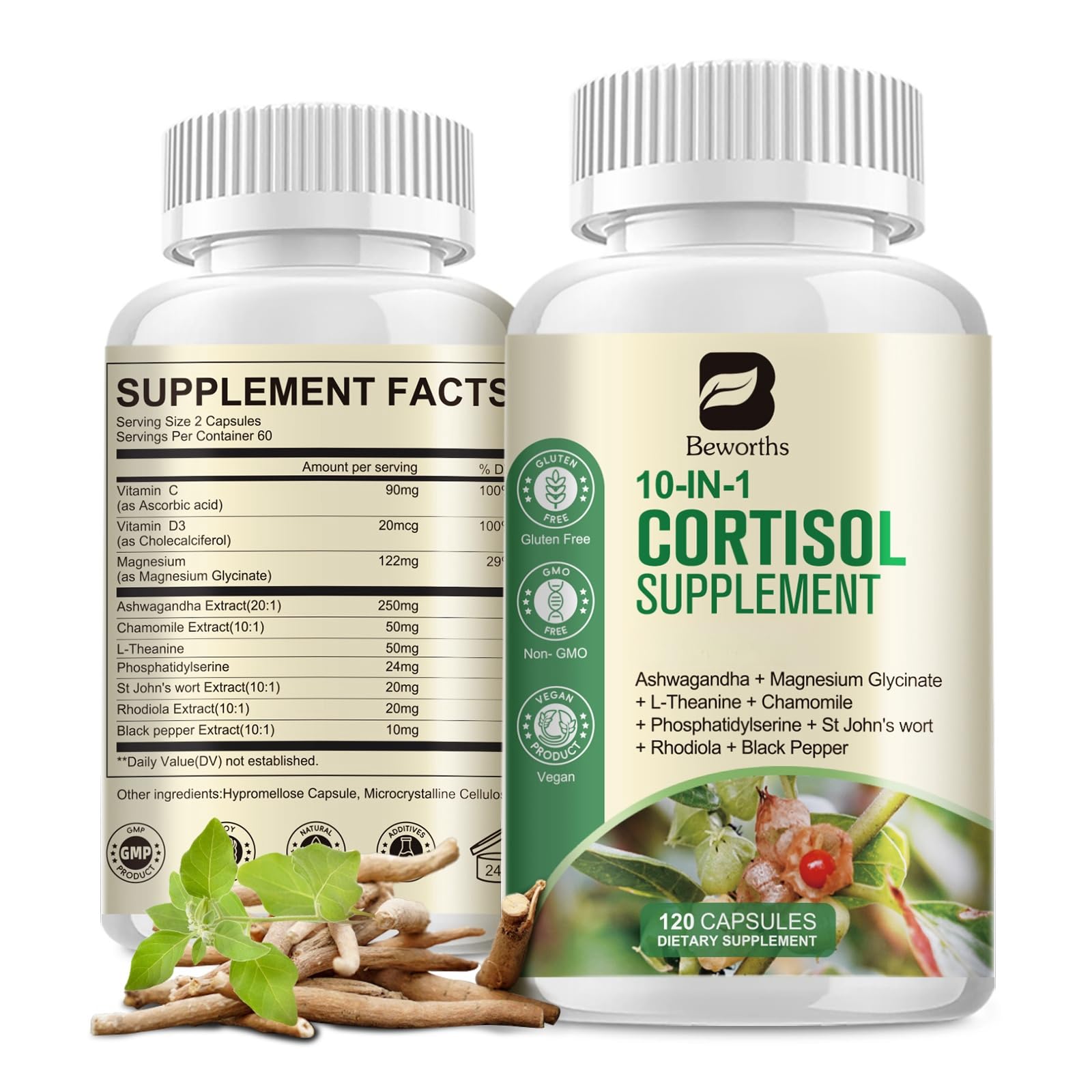 Night-time relaxation setup featuring B BEWORTHS Cortisol Detox