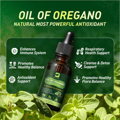 B BEWORTHS oregano oil drops dropper highlights precise dosage and convenience