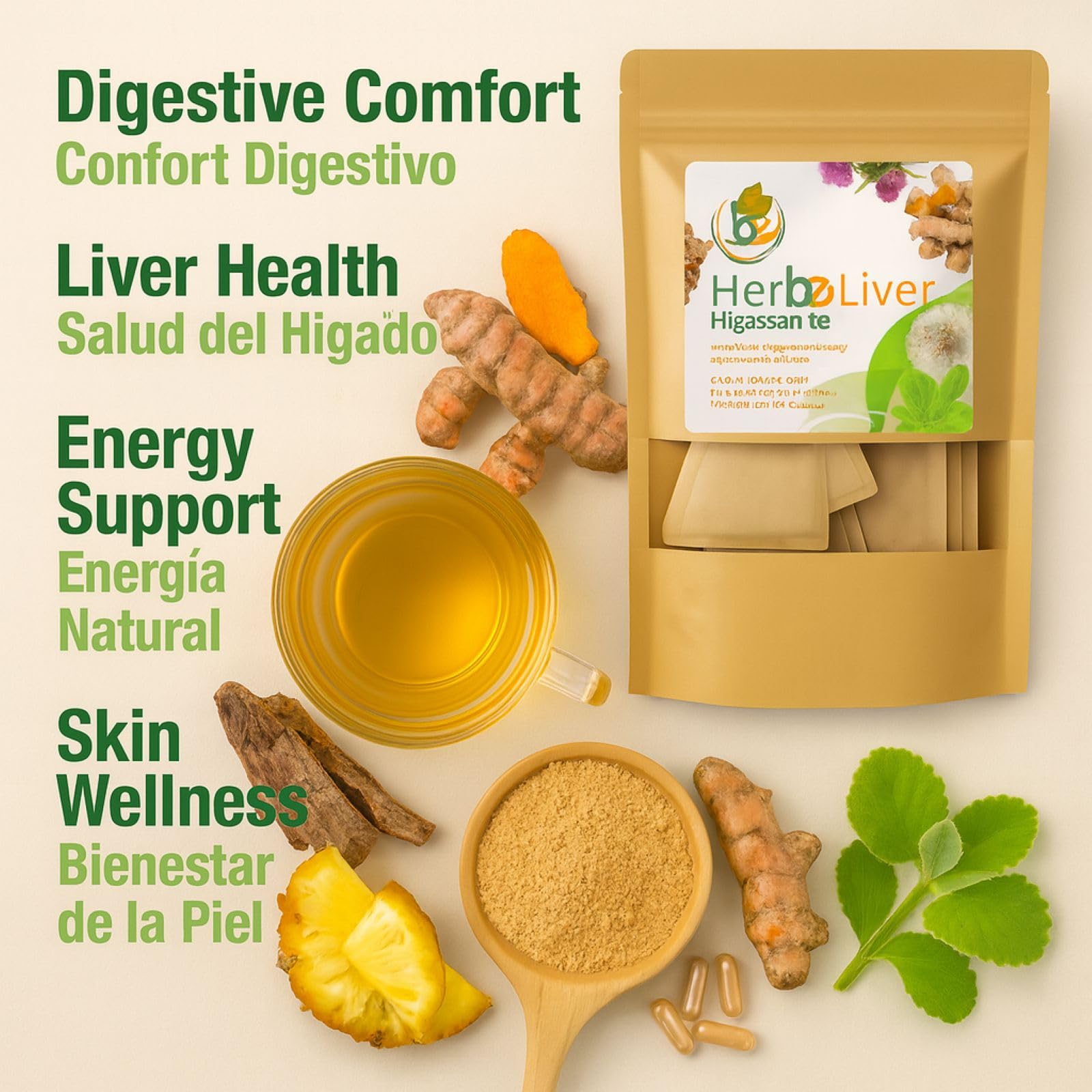 B-Experts Higassan-style blend shown for purity and wellness