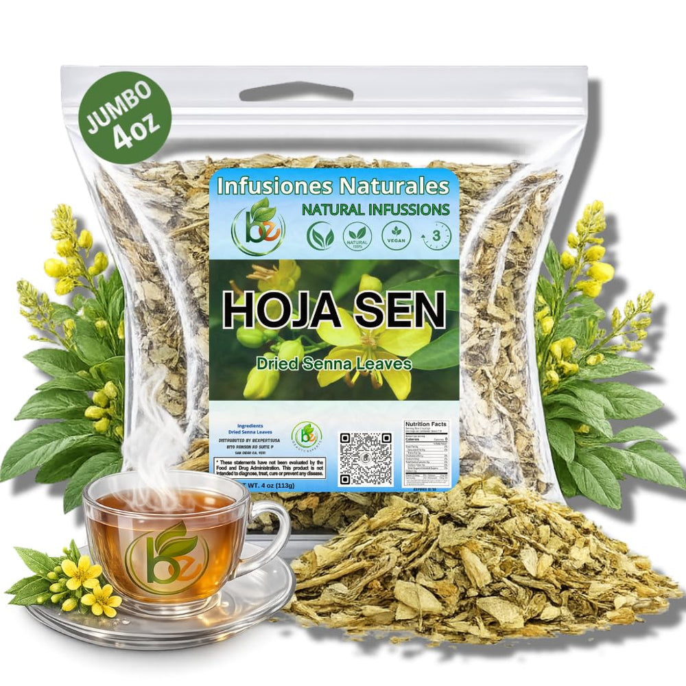 B-Experts Senna leaf tea dried leaves ready for caffeine-free infusion