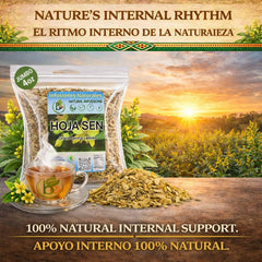 B-Experts Senna leaf tea loose leaves in bowl for aromatic infusion