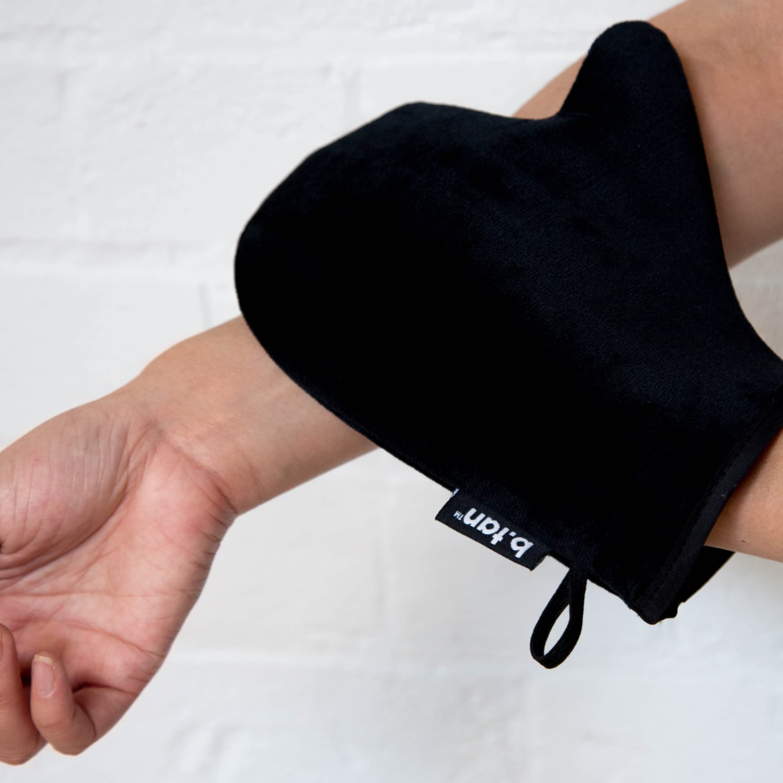 B.TAN vegan-friendly badge signals cruelty-free formulation