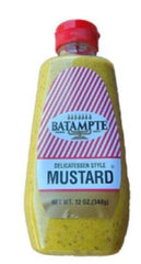 Ba-Tampte Mustard pack-2 label detail highlights ingredients and classic packaging.