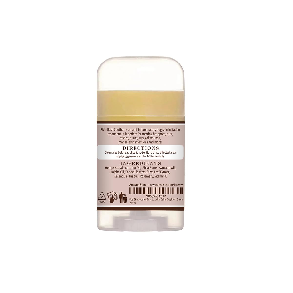 Baaww skin-care-balm supports healthier coat with lightweight feel