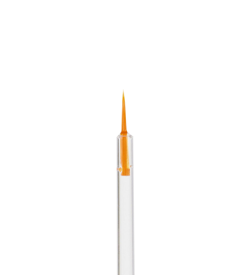 BABE ORIGINAL Brow Serum brush strokes along natural brow shape