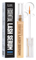 Babe Original eyelash serum bottle closeup shows premium formula for healthier lashes.