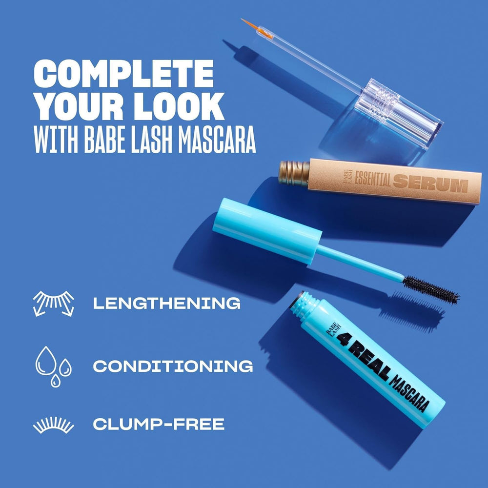Babe Original daily routine demonstrates a single-night swipe for effortless lash care.