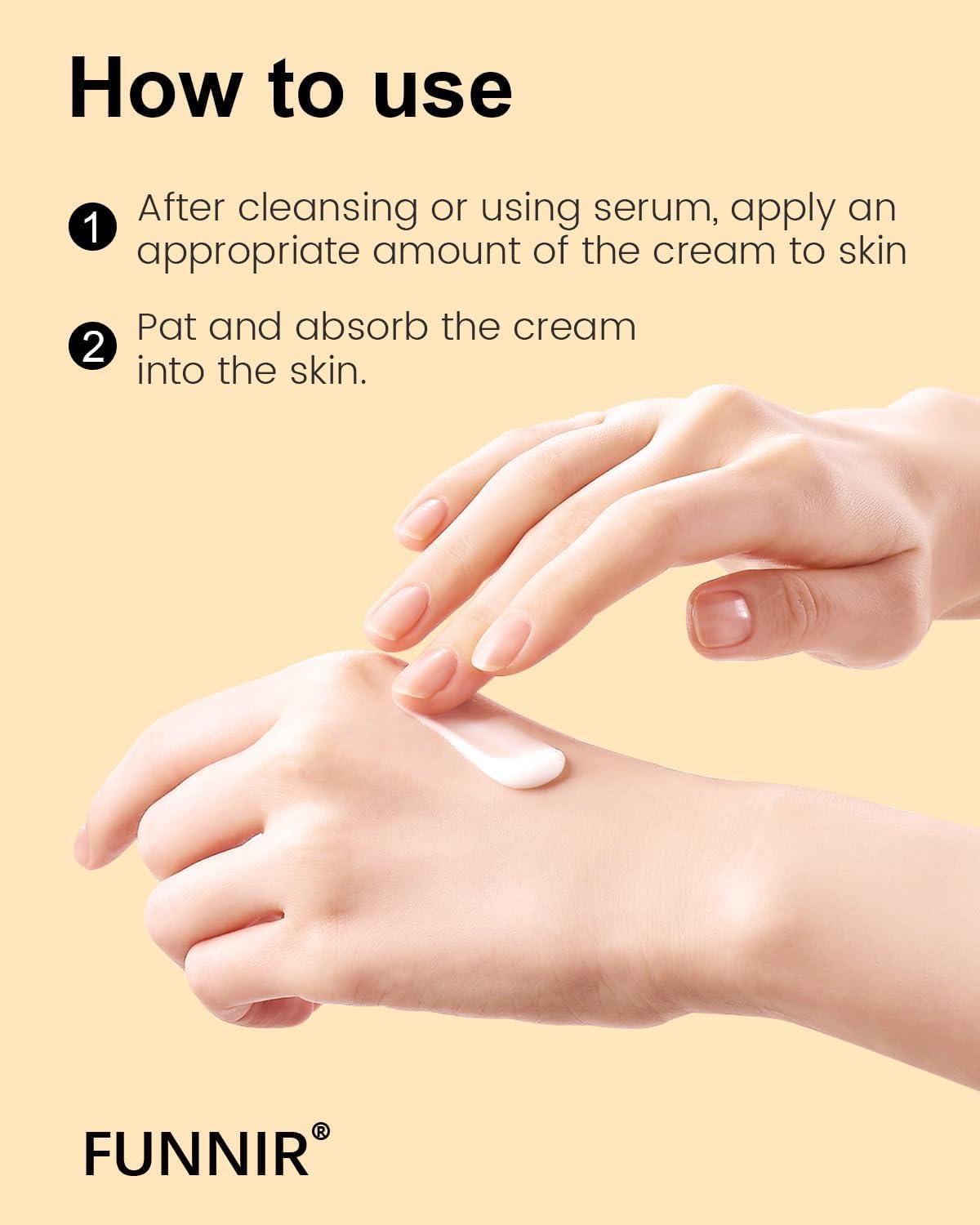 FUNNIR snail mucin moisturizer bottle on a clean surface for daily use