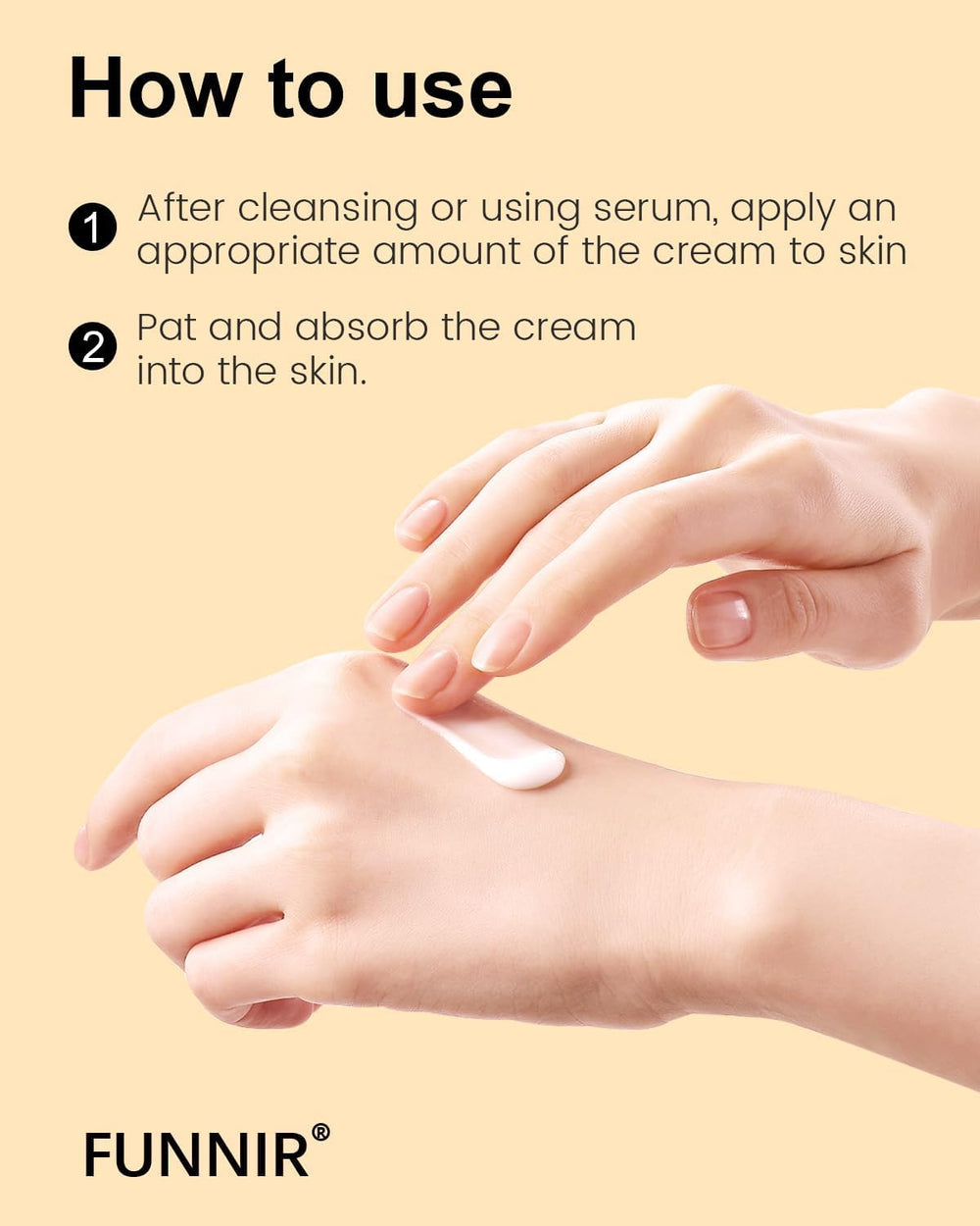 FUNNIR snail mucin moisturizer bottle on a clean surface for daily use