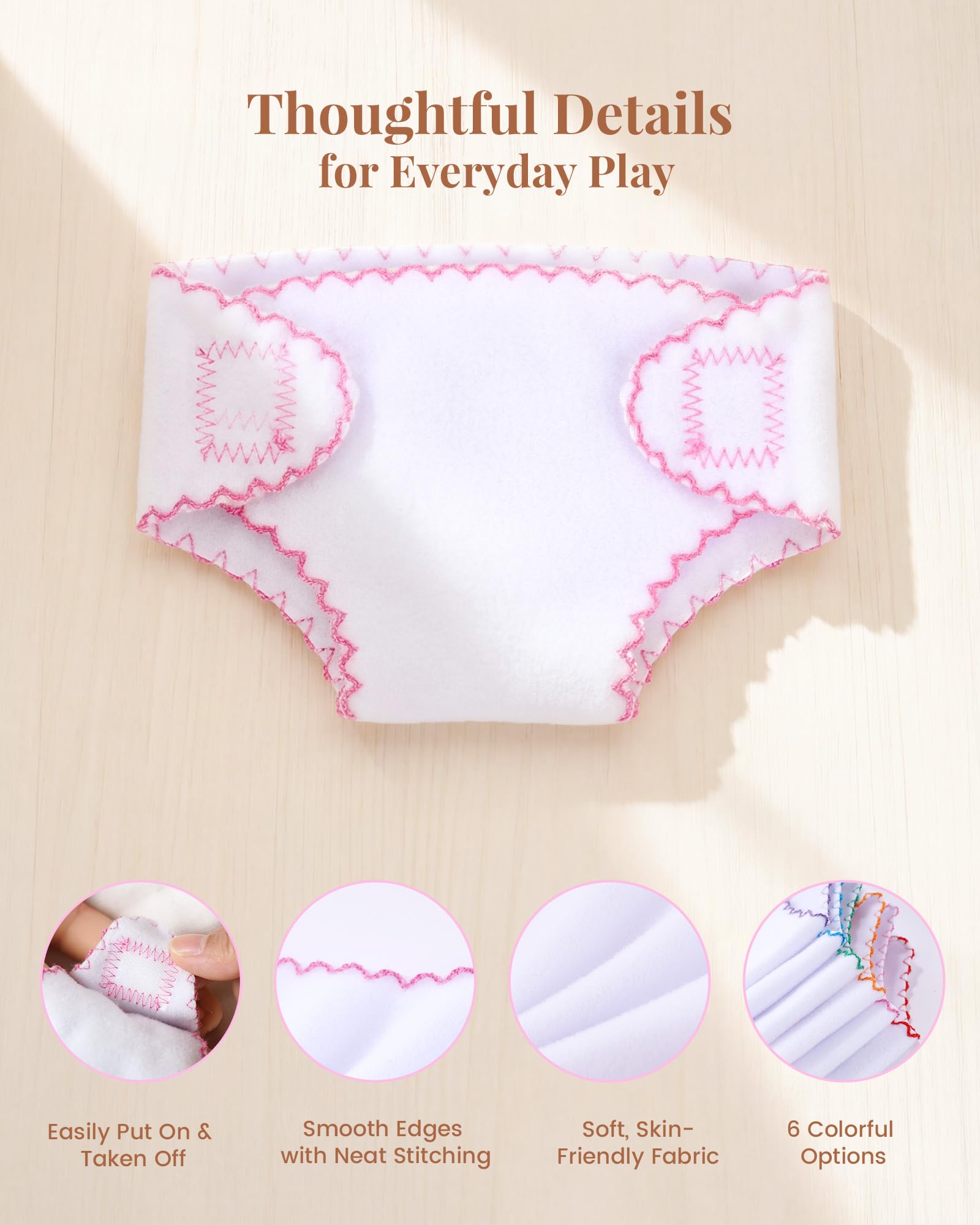 Babeside doll diapers make a thoughtful gift for aspiring caregivers