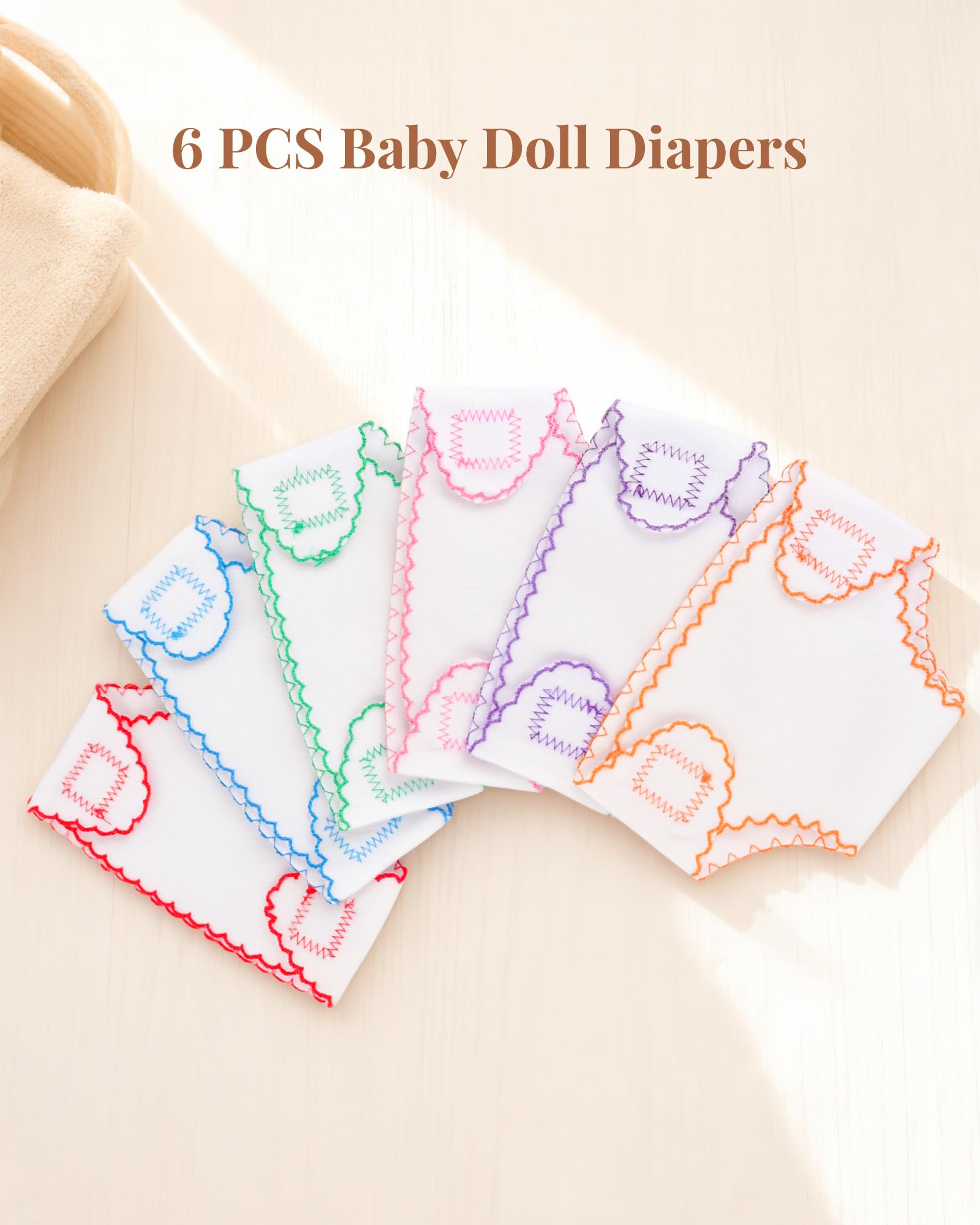 Babeside washable and reusable diapers provide durable, colorful play accessories