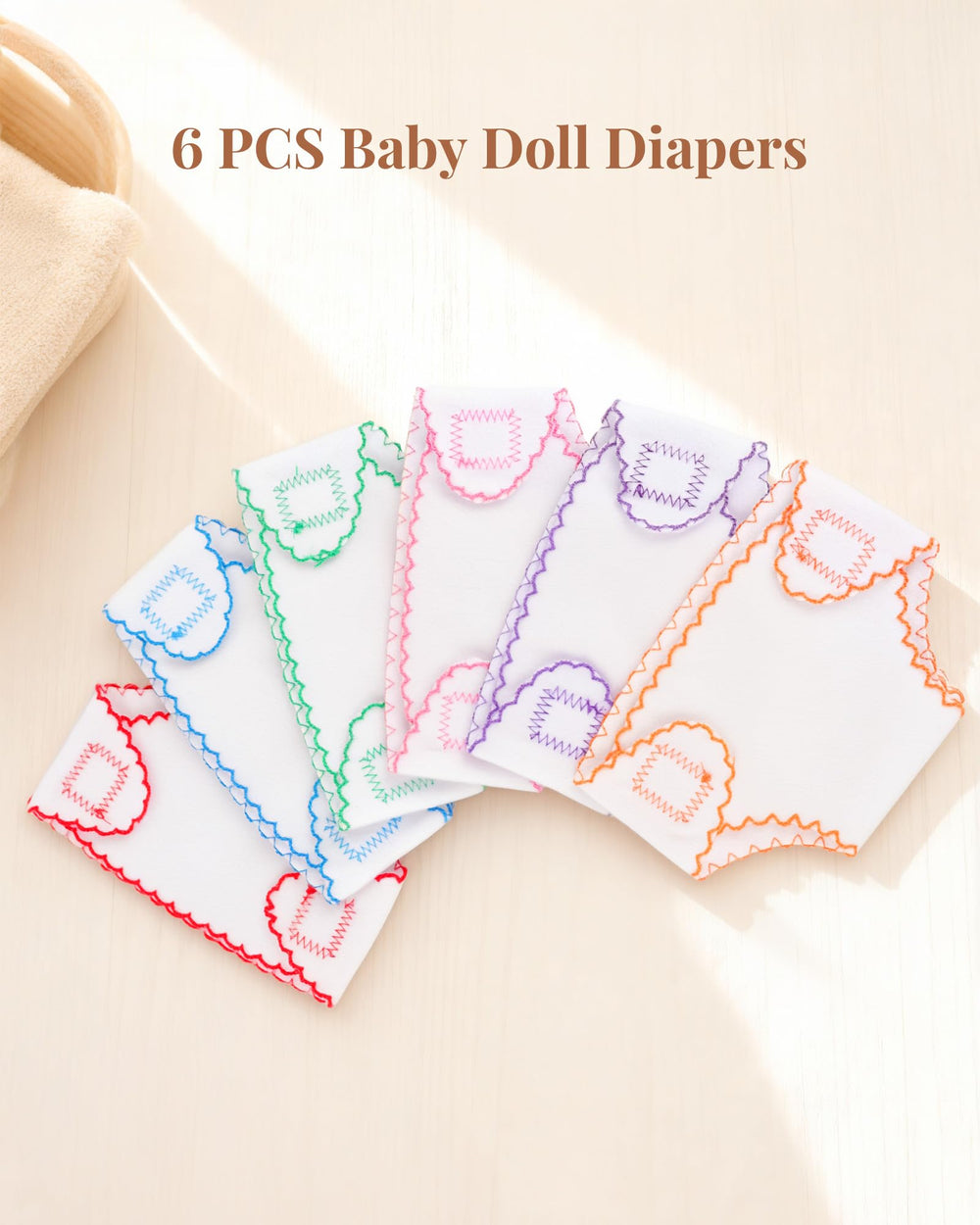 Babeside washable and reusable diapers provide durable, colorful play accessories