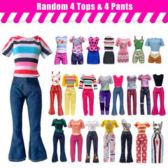Babeilei 4 tops and 4 pants enable quick wardrobe changes