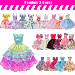 Babeilei random dresses and outfits help create stylish doll looks