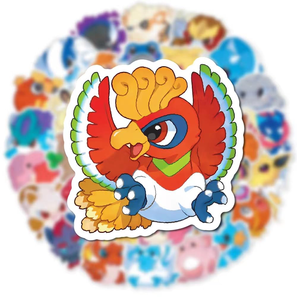 Babigo decorative sticker set for laptops and rooms for personalizing devices.