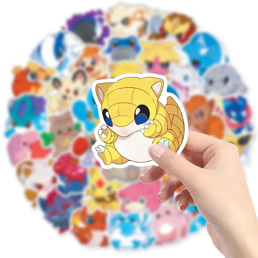 Babigo waterproof sticker for notebooks and gear stays vibrant under moisture.