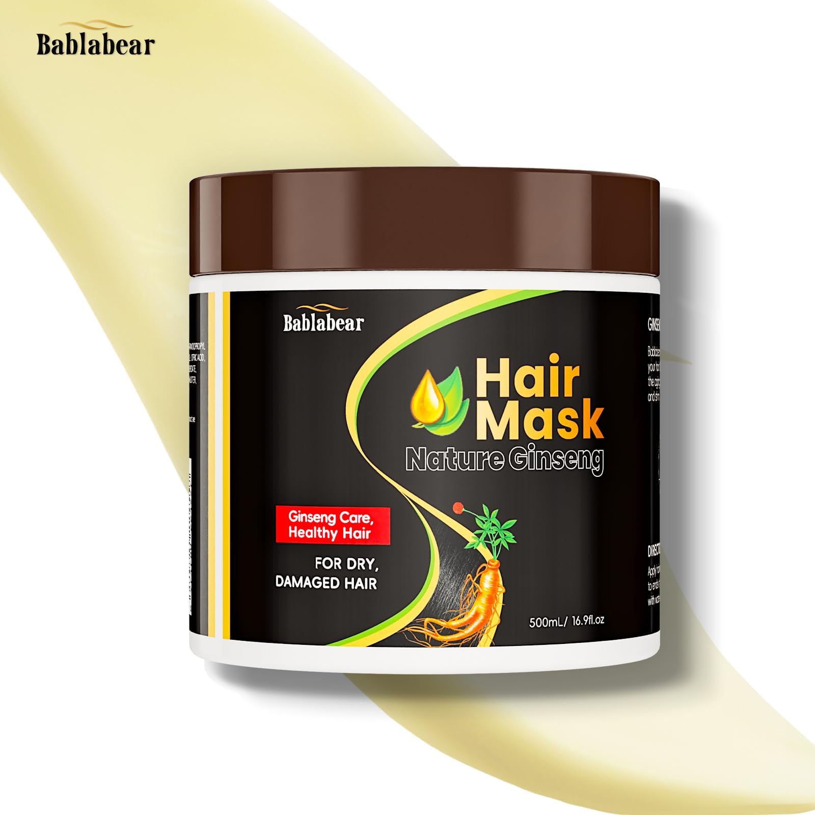 Bablabear Hair Mask finish adds shine to frizzy hair