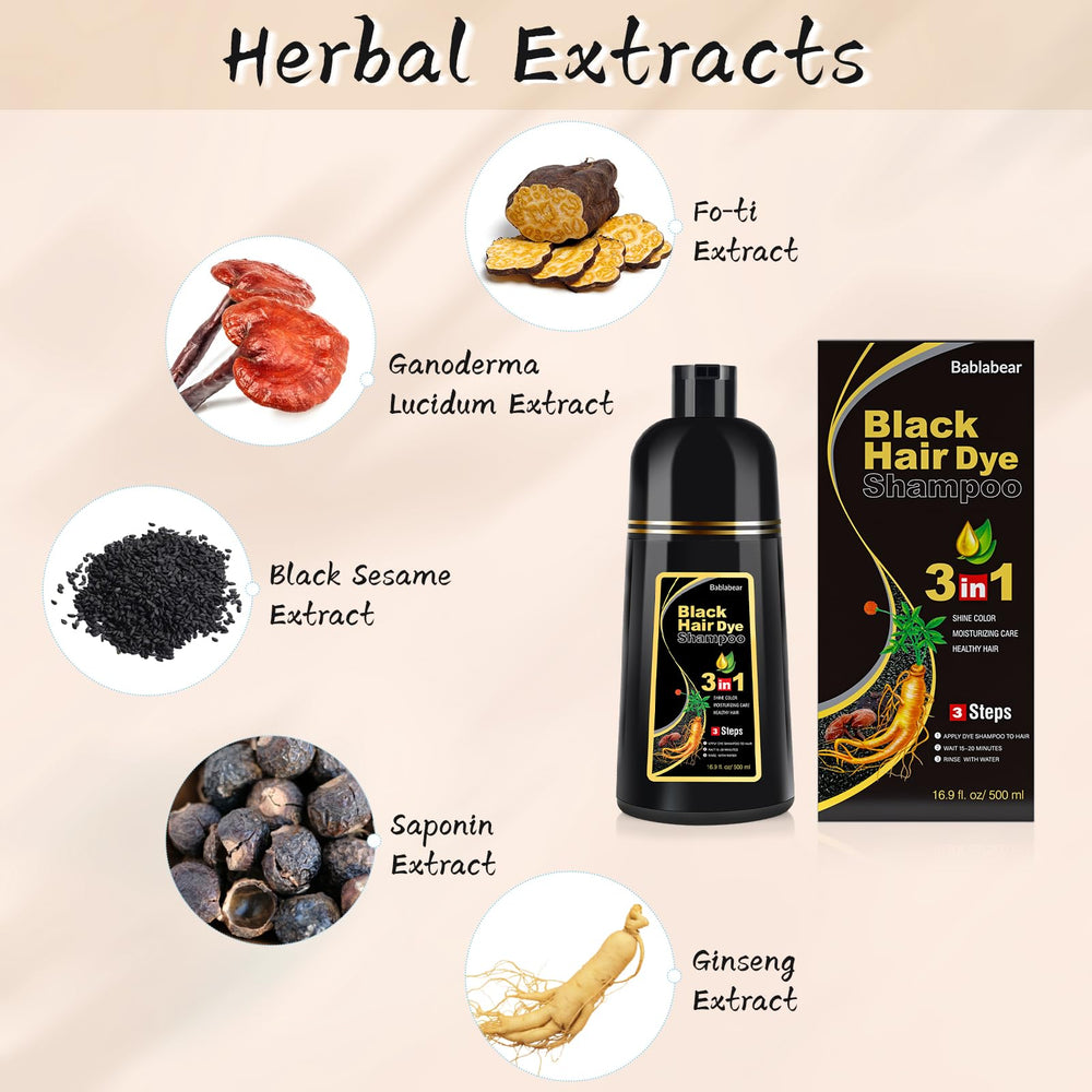 Bablabear herbal-ingredients argan-olive-turmeric for smoother hair and reduced frizz