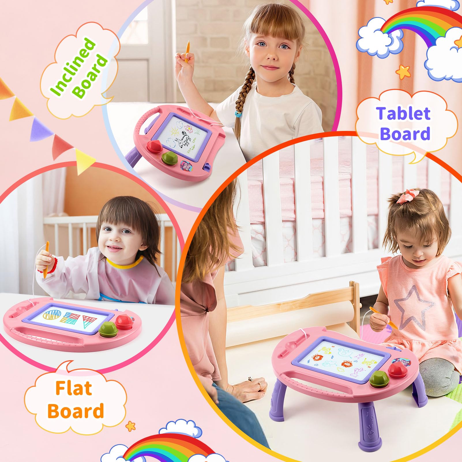 BABLOCVID magnetic doodle board makes a great Easter gift.