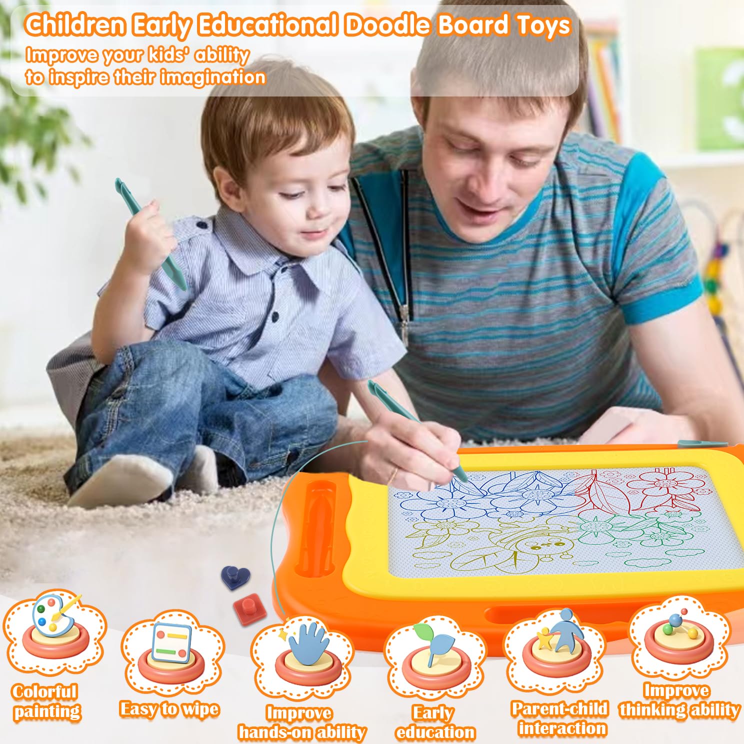 BABLOCVID kid-friendly ABS plastic construction ensures safe play
