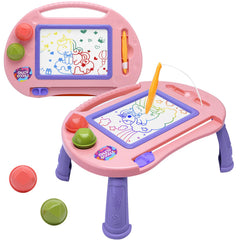 BABLOCVID magnetic doodle board with color zones for color learning.