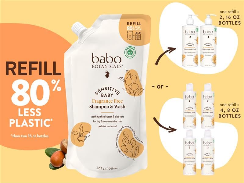 Label highlights 23 plant-based ingredients for daily care.