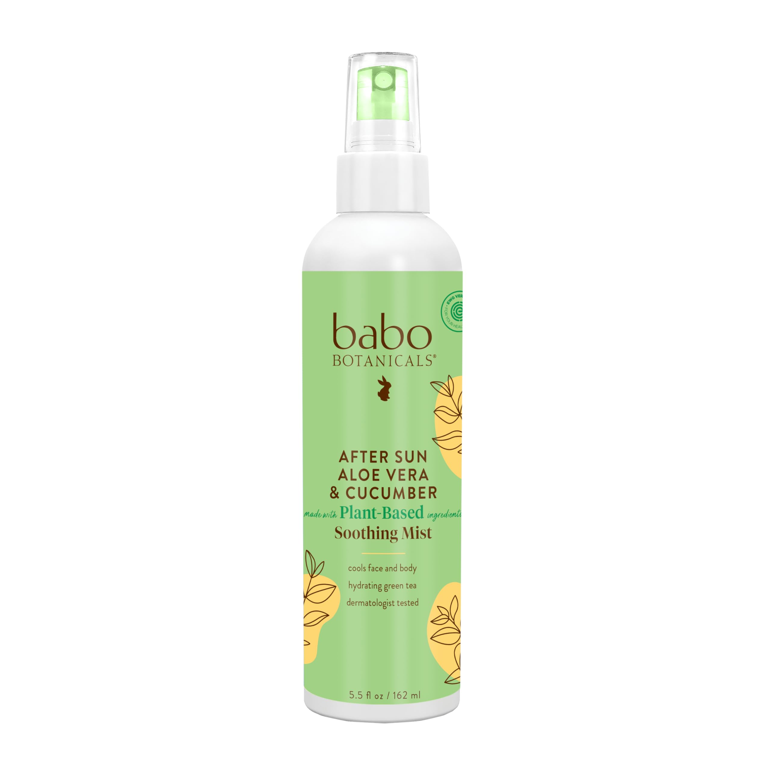 Babo Botanicals After Sun Soothing Mist bottle for touch-free after-sun care