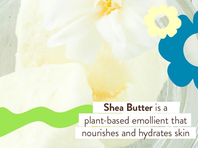 Babo Botanicals cocoa butter scene suggests nourishing, moisturizing effects on skin.