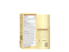 Babo sunscreen texture close-up showing light, non-greasy finish