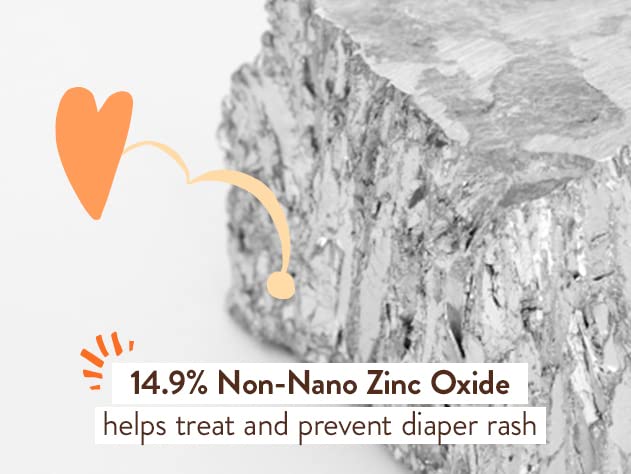 Babo Botanicals diaper rash spray label highlighting moisture barrier.