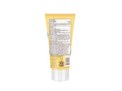 Babo Botanicals mineral sunscreen close-up highlights zinc oxide coverage on skin.