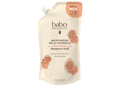 BABO Botanicals bottle showing the 2-in-1 shampoo and wash for hair and skin
