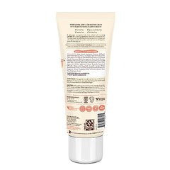 Creamy texture close-up of Babo Botanicals with oat and calendula for sensitive skin.