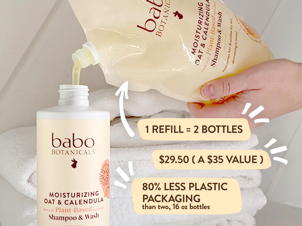 Oats close-up illustrating the nourishing base of the BABO product