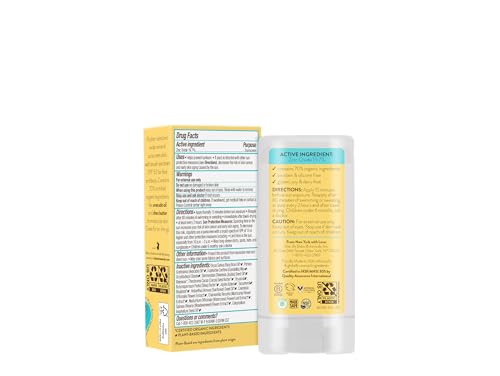Babo Botanicals SPF50 Stick compact, ideal for on-the-go reapplication.