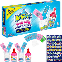 Baby Bottle Pop Candy Workshop kit contents for creative candy making.