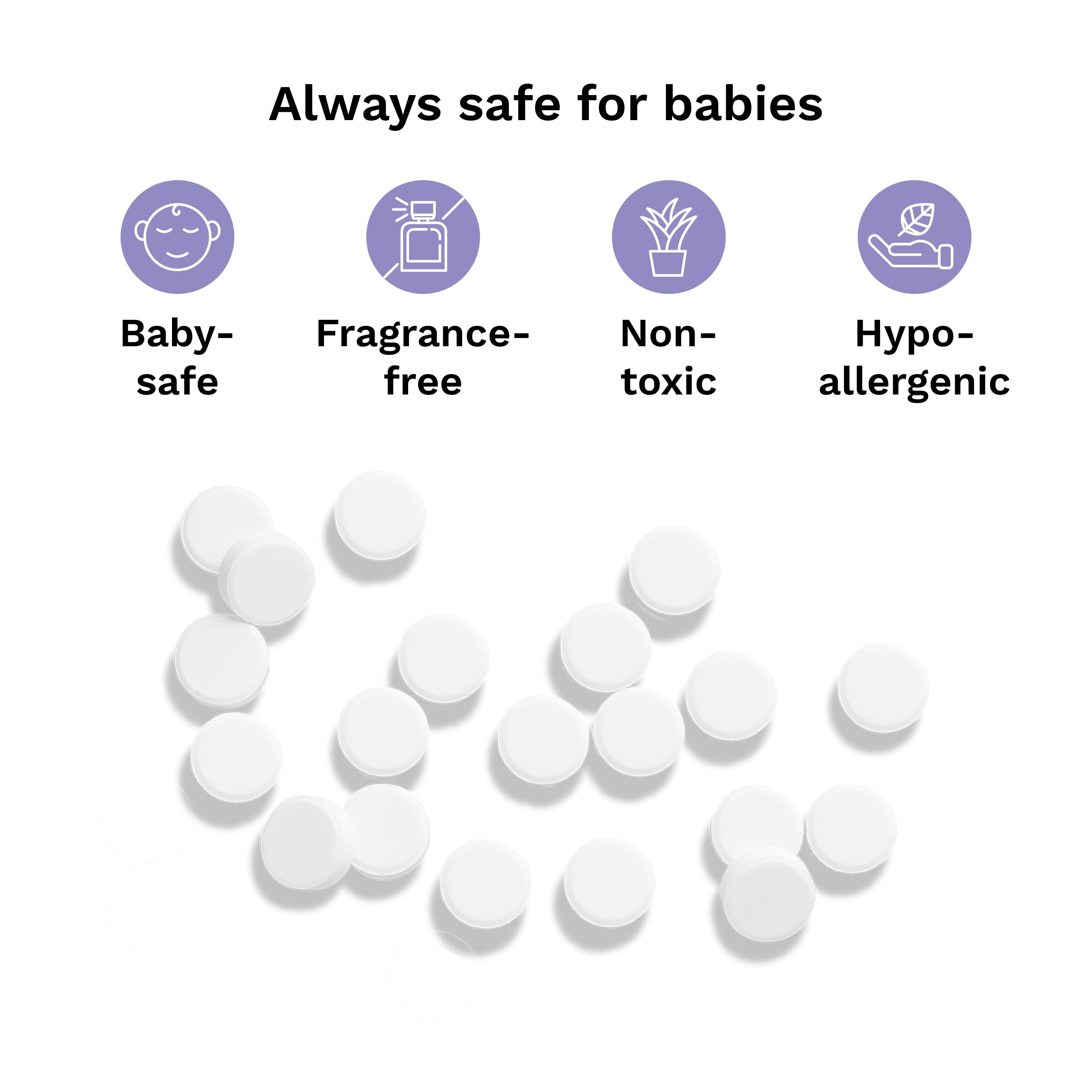 Baby Brezza Bottle Washer Pro in action with descaling tablets ready