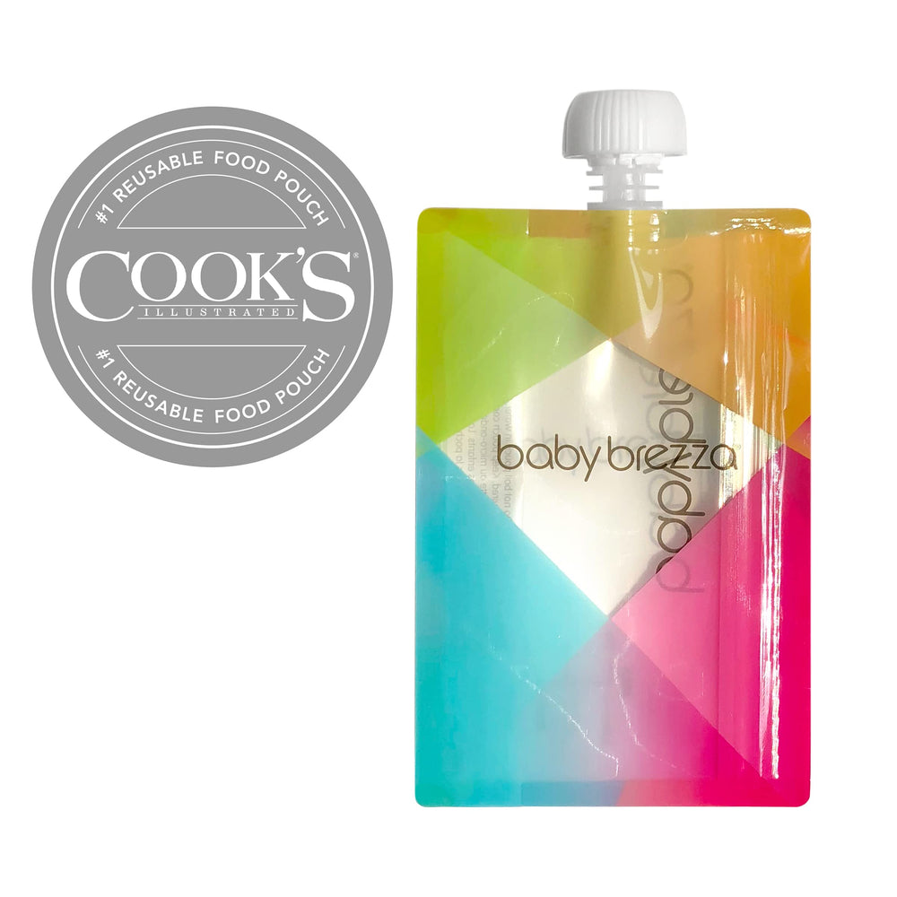 Baby Brezza top-rack dishwasher-safe pouch for easy cleaning