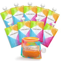Baby Brezza reusable 10-pack pouch front view for easy meals