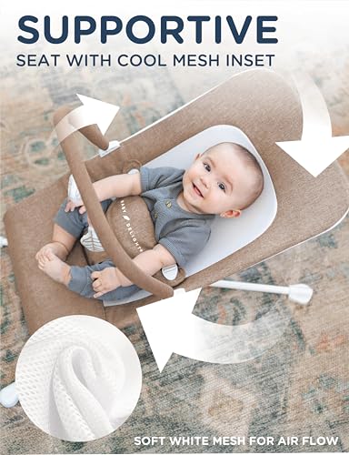 Highland Bouncer mesh airflow keeps baby cool during use