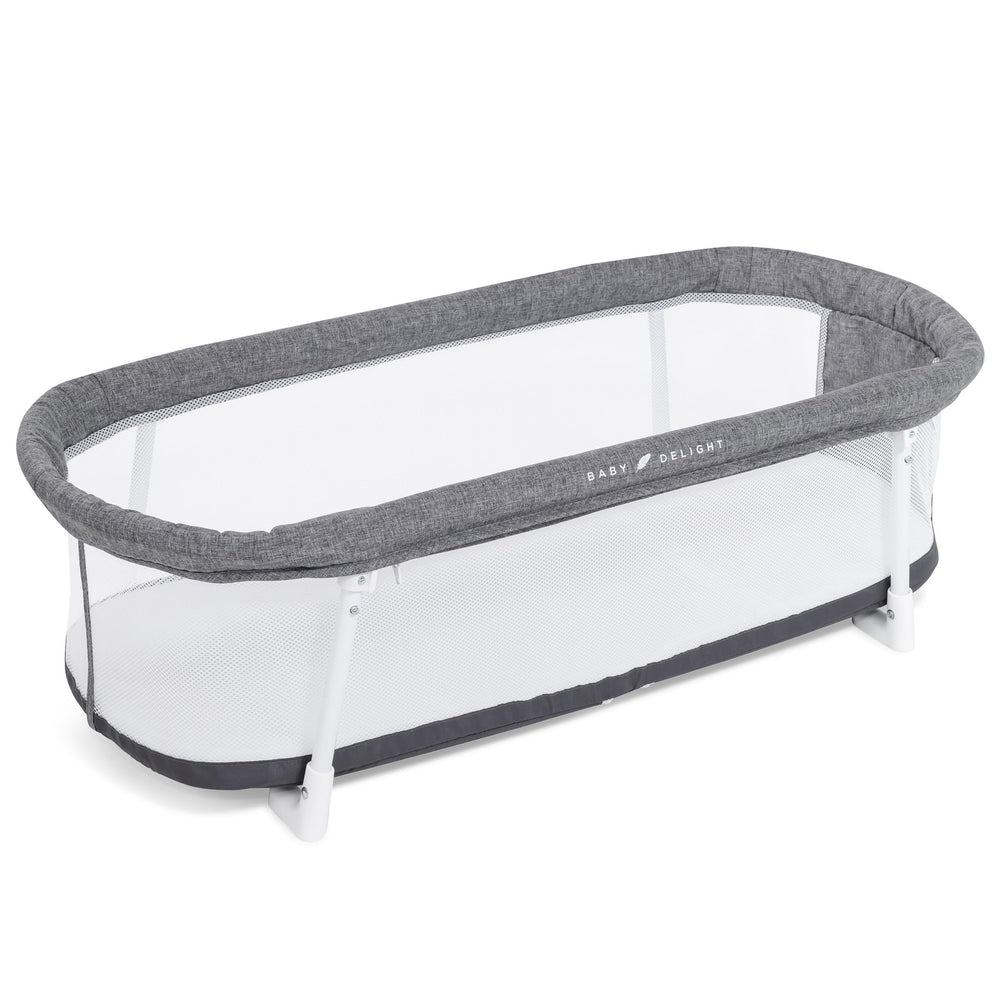 Baby Delight Snuggle Nest Bassinet folded compact for travel