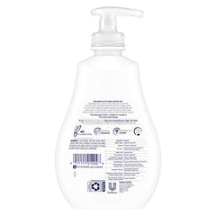Baby Dove Calming Moisture lotion in hand for gentle bedtime massage to soothe baby
